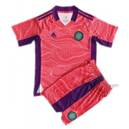 Koszulka Celtic Bramkarska Dziecięcy Trzeci Stroje Piłkarskie 2021/22 Krótki Rękaw